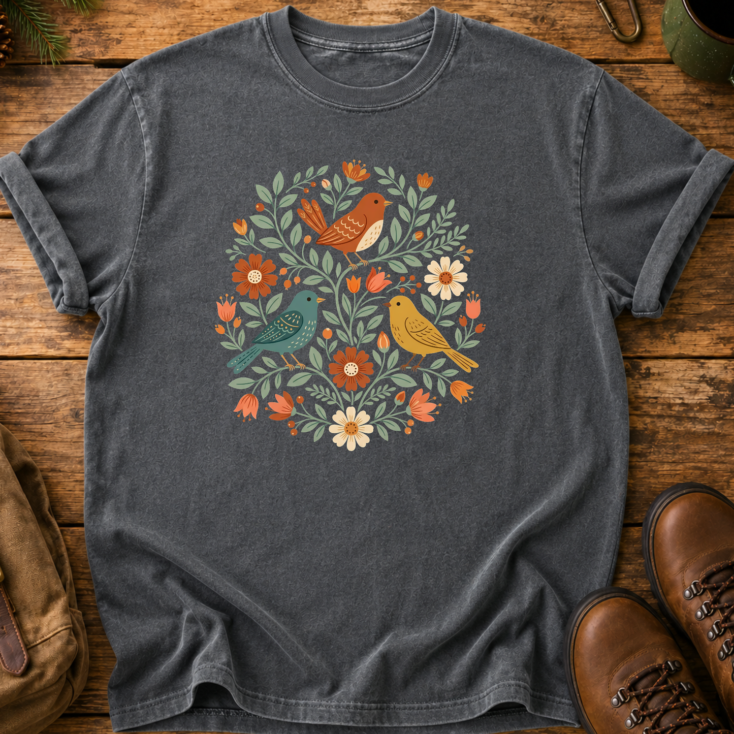 Birds & Blooms T-Shirt