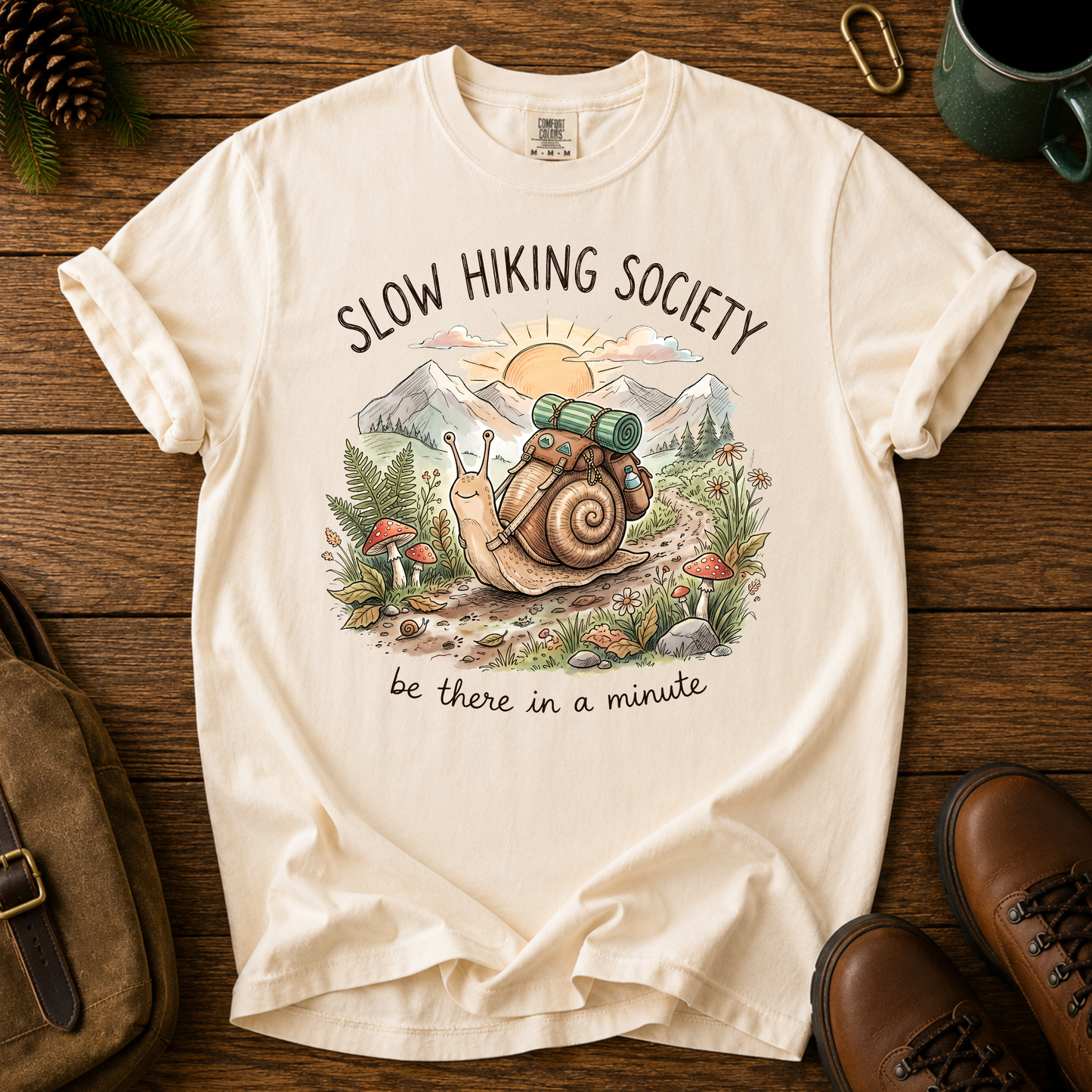 Slow Hiking Society T‑Shirt