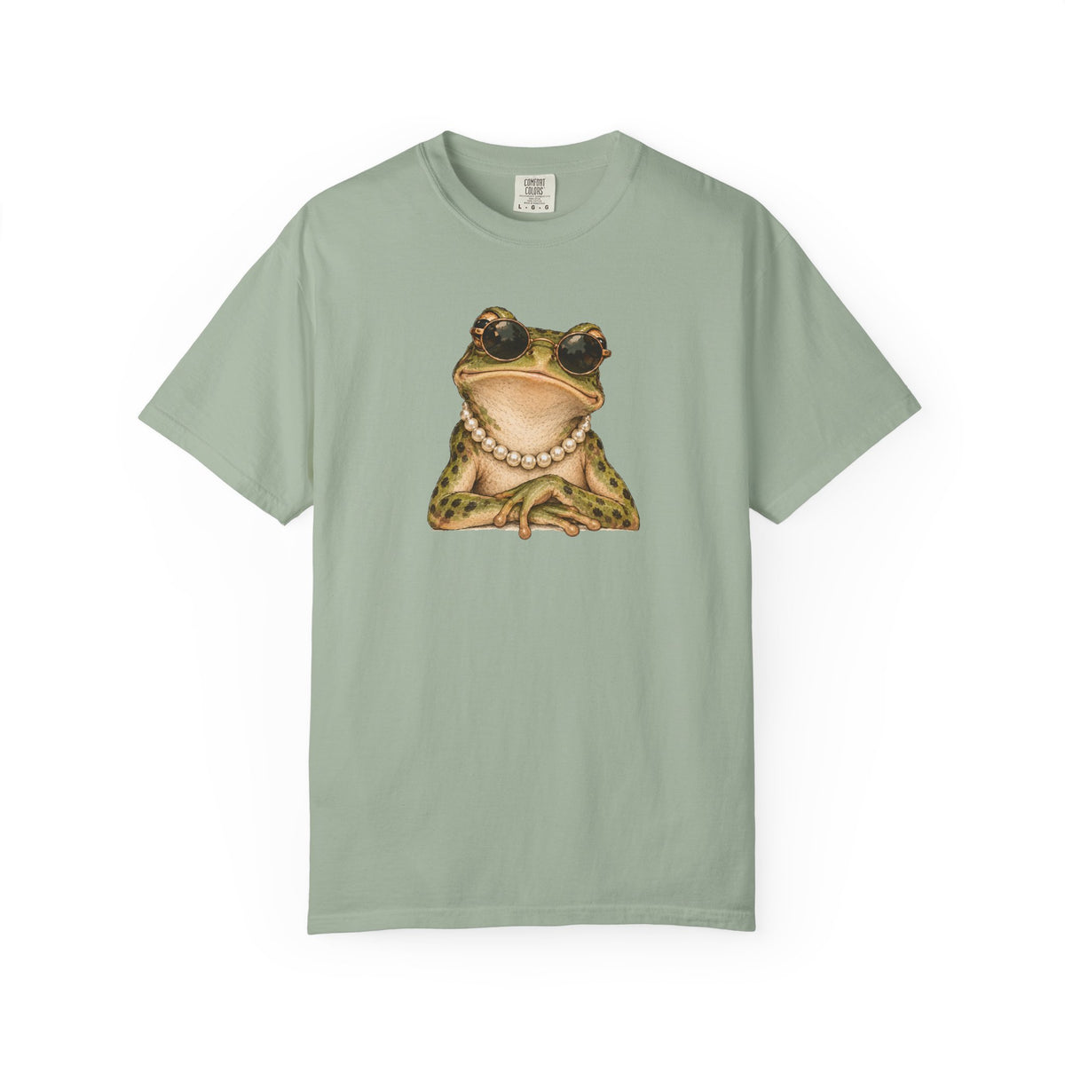 Frog with Pearls Graphic T-Shirt