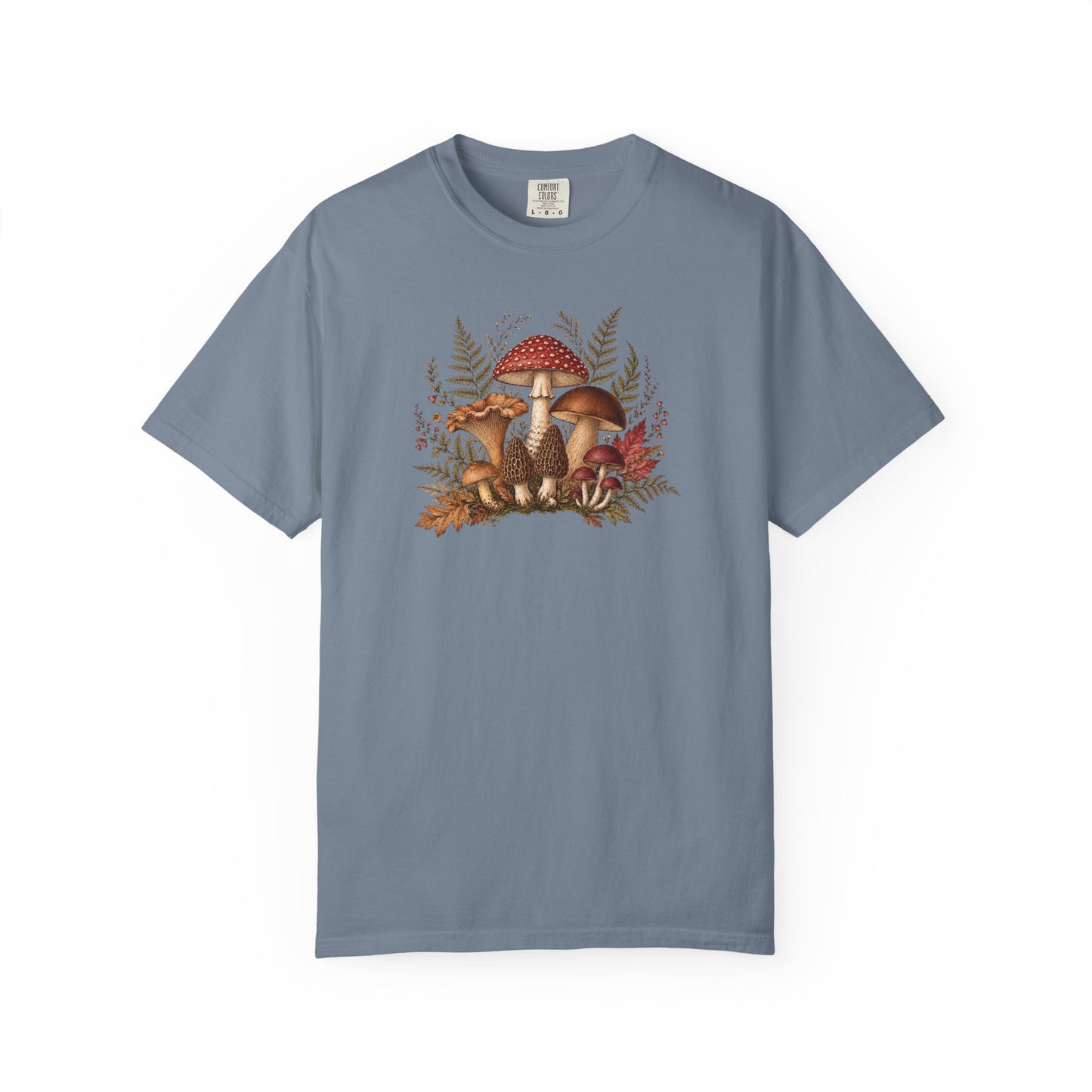 Mushroom Forest T-Shirt — Vintage Woodland Fungi Tee