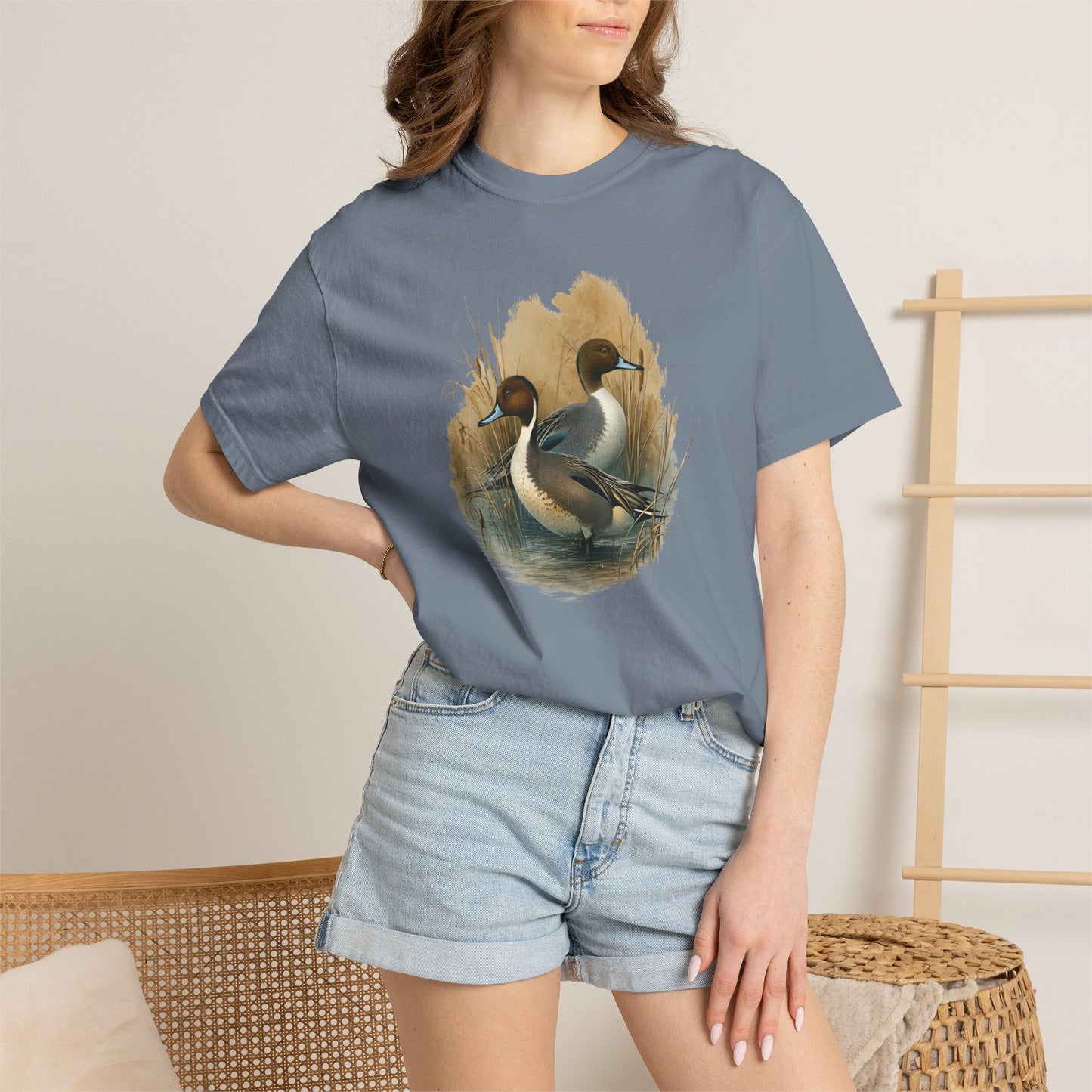 Camiseta de pato ánade real