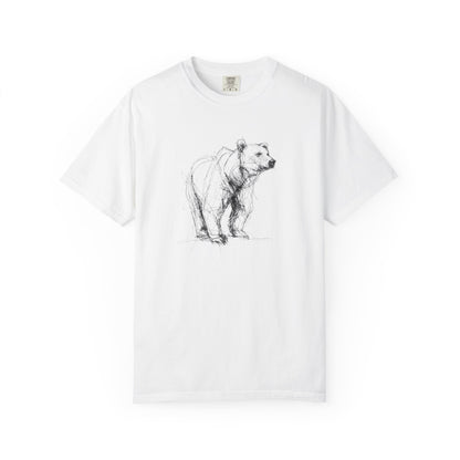 Bear Sketch T‑Shirt — Hand-Drawn Wildlife Graphic Tee