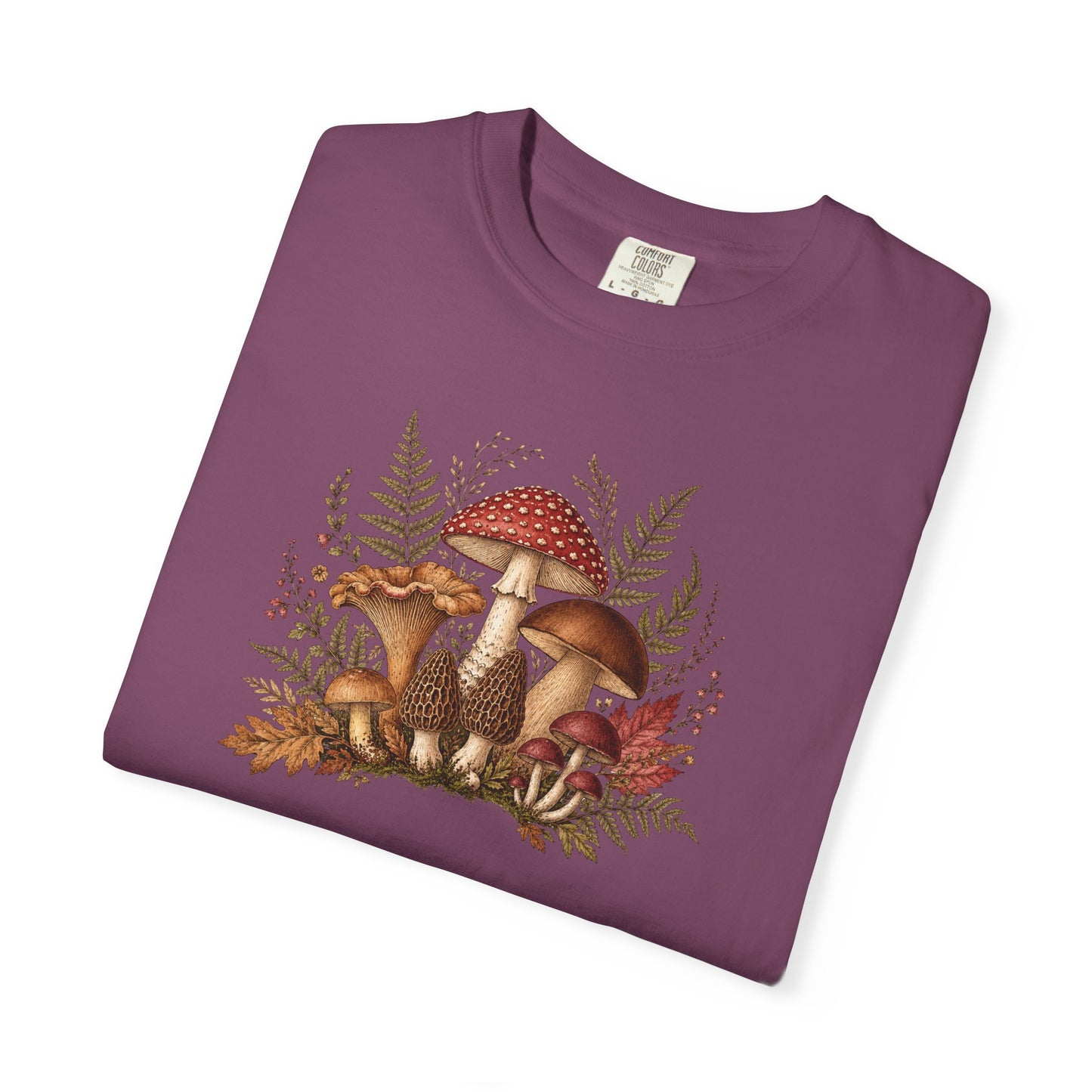 Mushroom Forest T-Shirt — Vintage Woodland Fungi Tee
