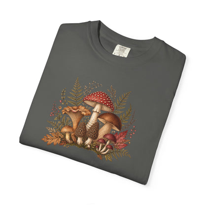 Mushroom Forest T-Shirt — Vintage Woodland Fungi Tee