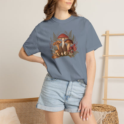Mushroom Forest T-Shirt — Vintage Woodland Fungi Tee
