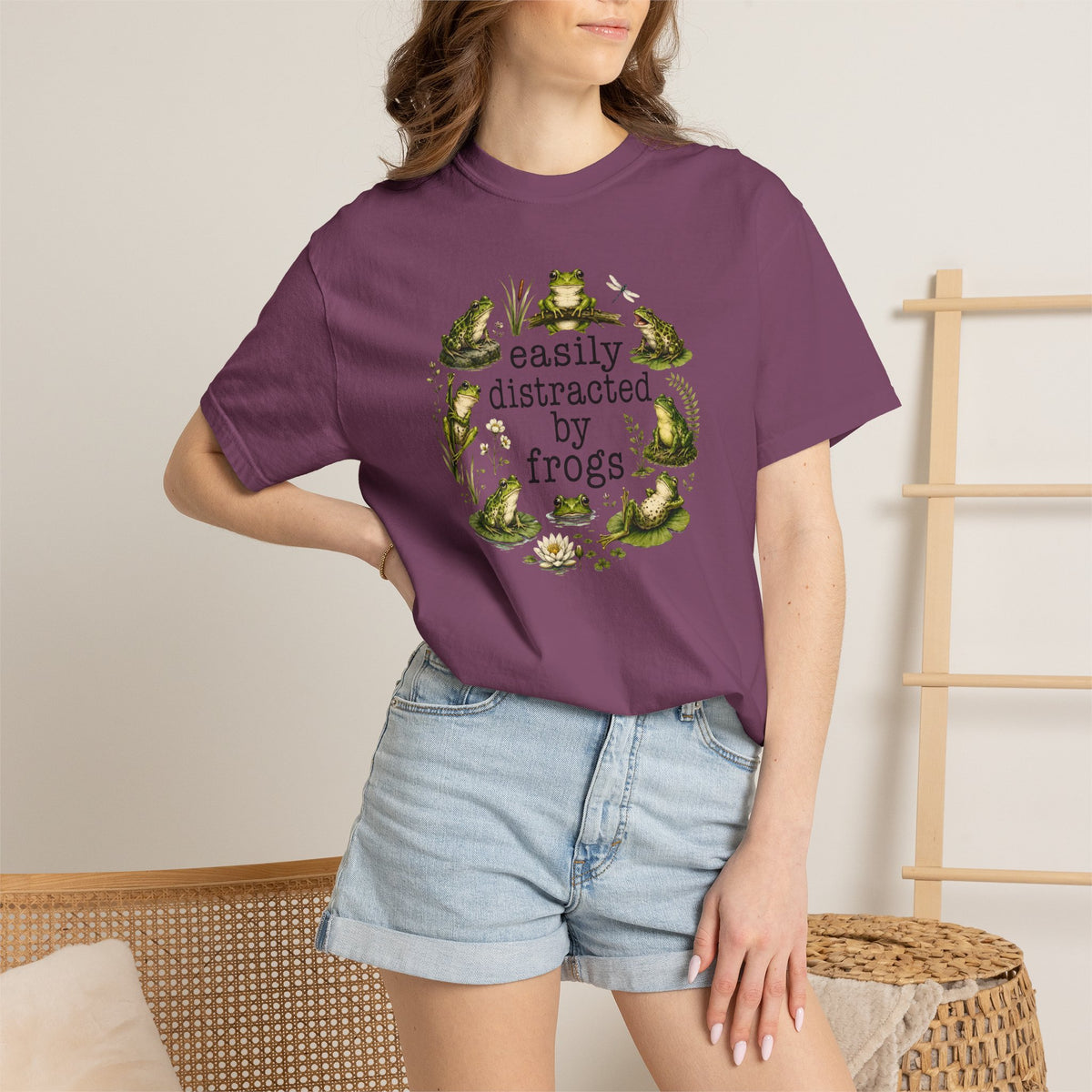 Easily Distracted by Frogs T-Shirt
