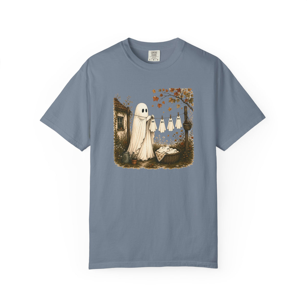 Vintage Ghost Laundry Halloween T-Shirt