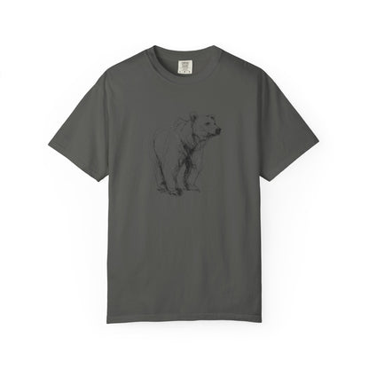 Bear Sketch T‑Shirt — Hand-Drawn Wildlife Graphic Tee