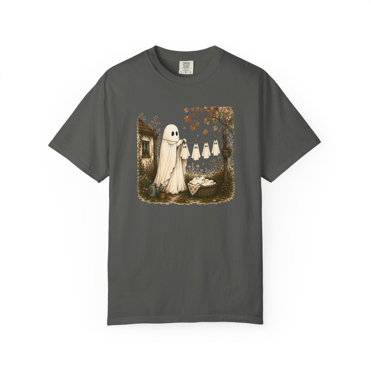 Vintage Ghost Laundry Halloween T-Shirt