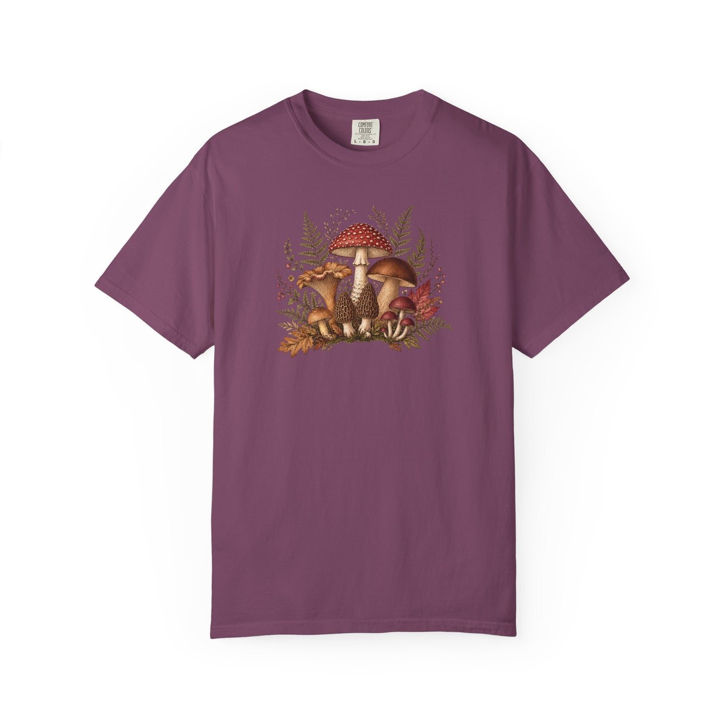 Mushroom Forest T-Shirt — Vintage Woodland Fungi Tee