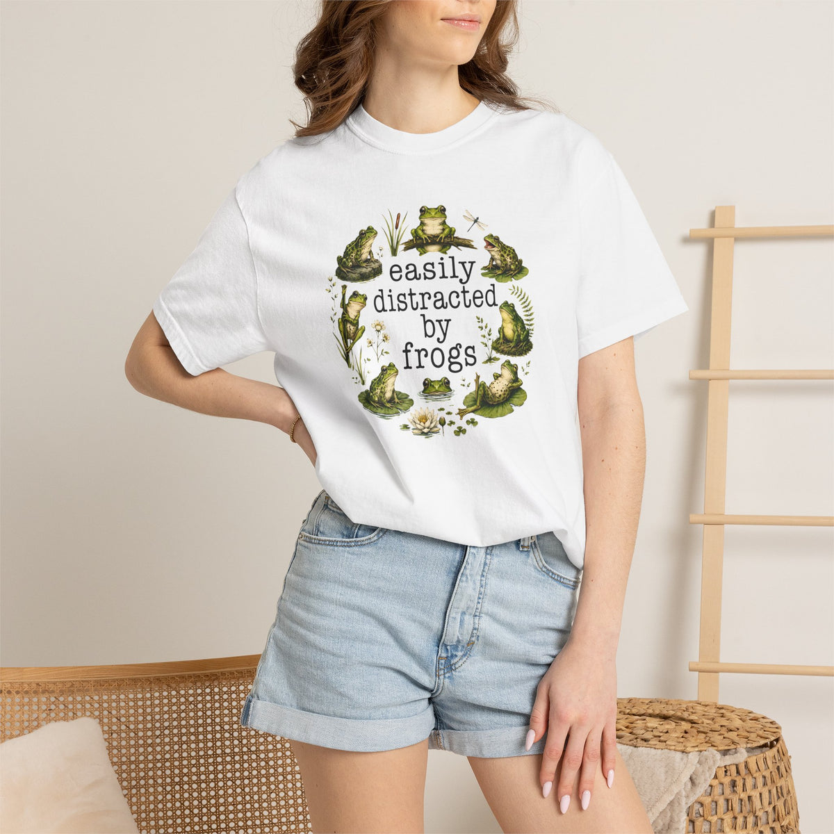 Easily Distracted by Frogs T-Shirt