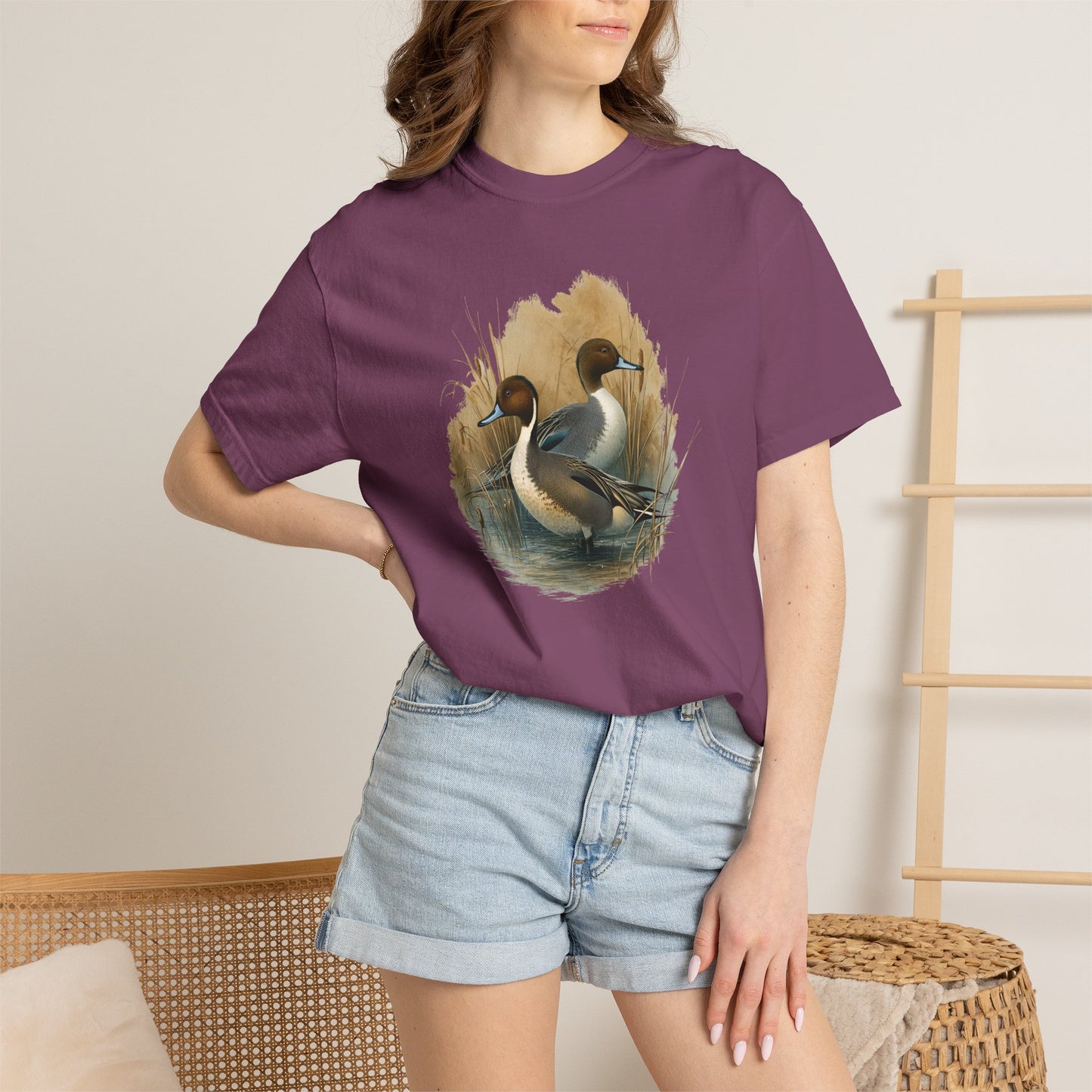 Camiseta de pato ánade real