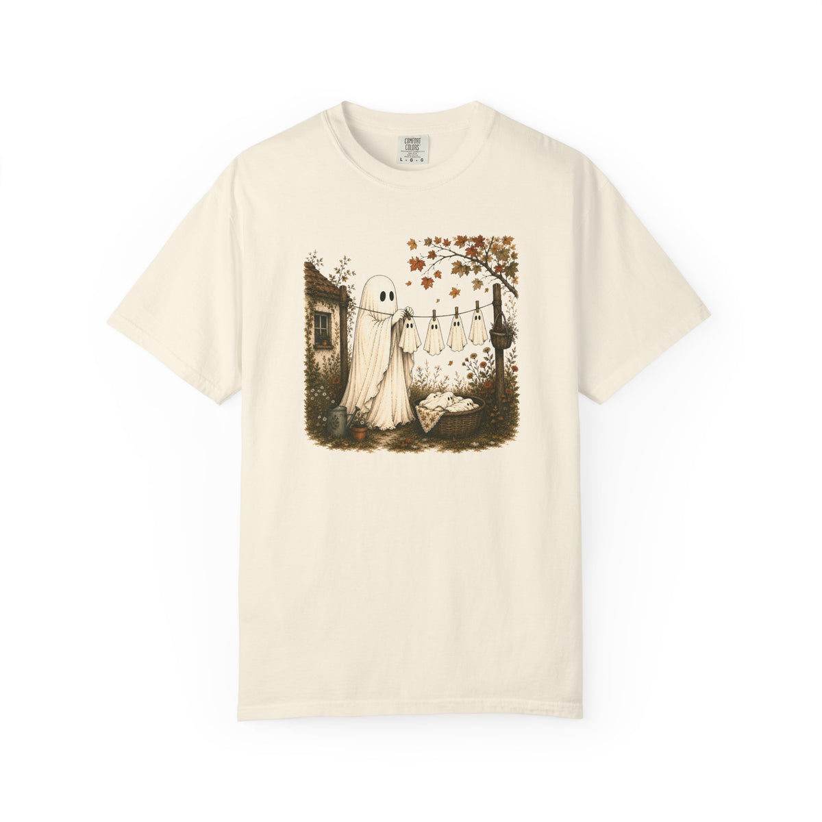 Vintage Ghost Laundry Halloween T-Shirt