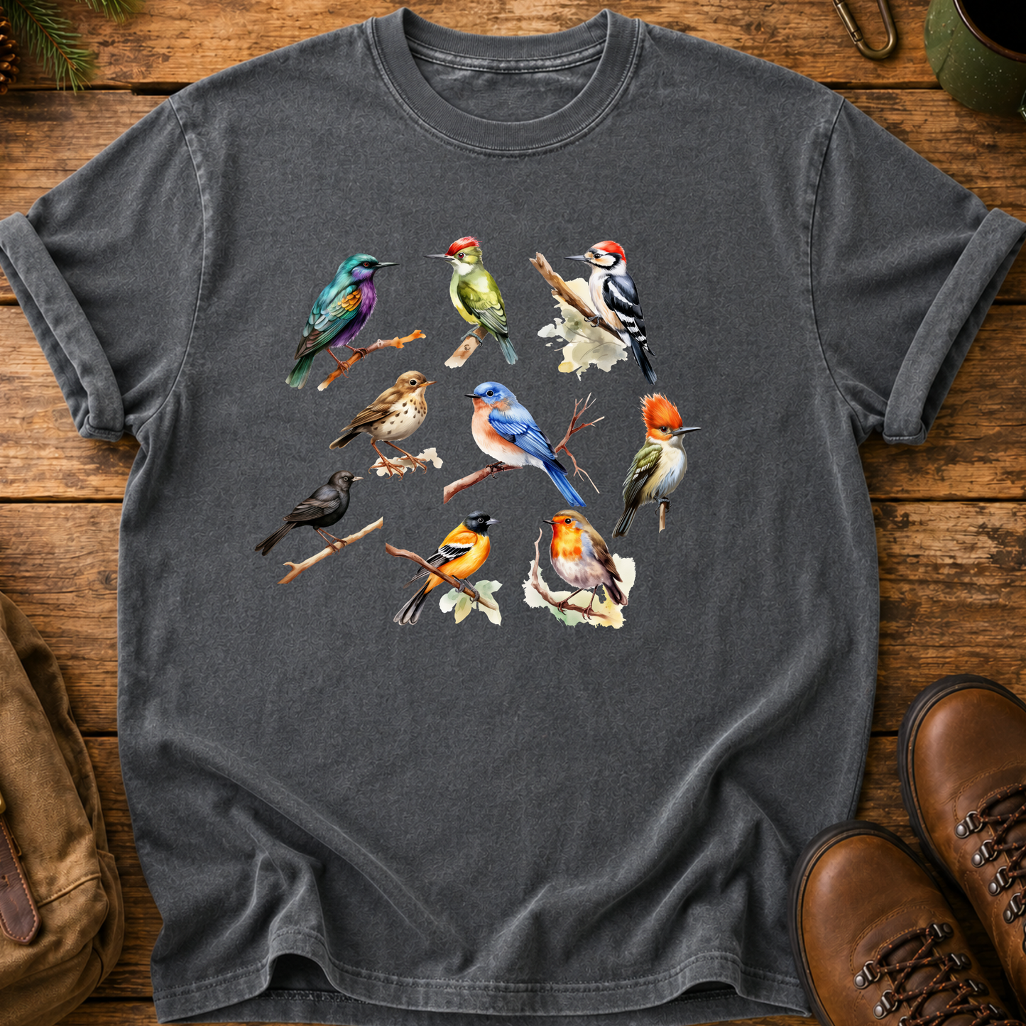 Bird Collage T-Shirt