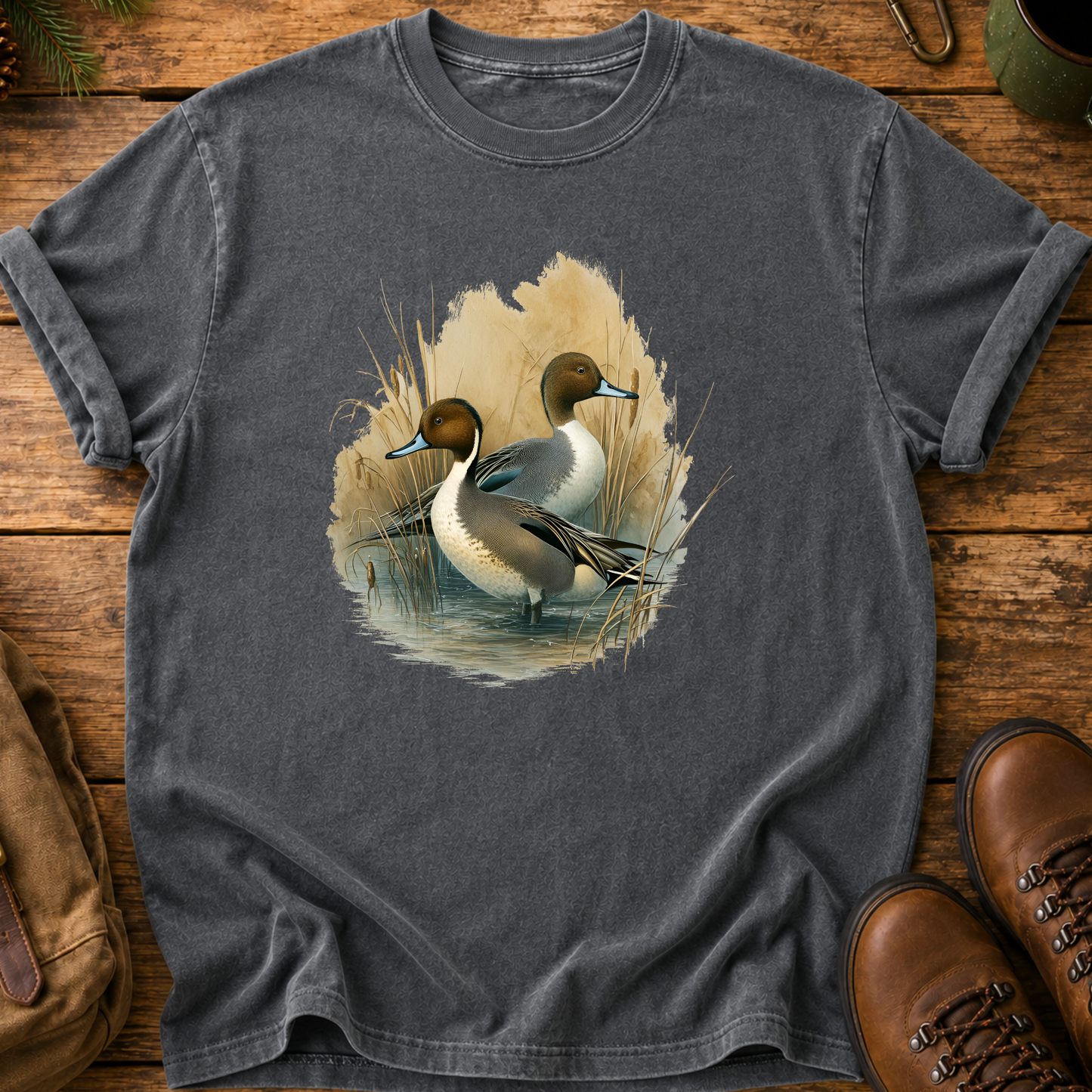 Camiseta de pato ánade real