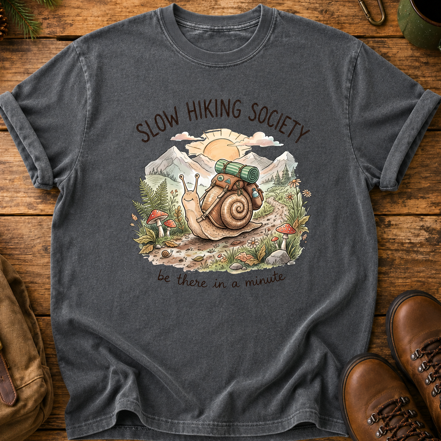 Slow Hiking Society T‑Shirt