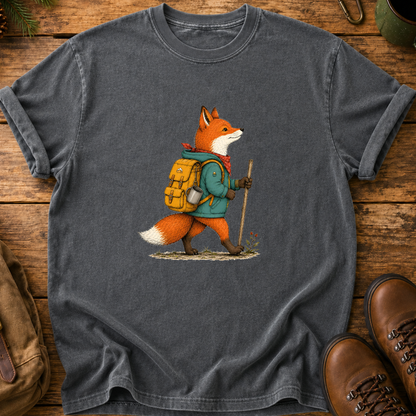 Hiking Fox Graphic T-Shirt