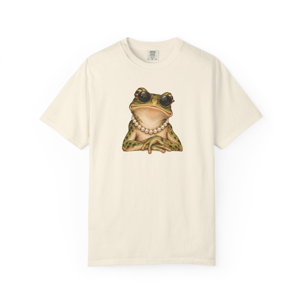 Frog with Pearls Graphic T-Shirt