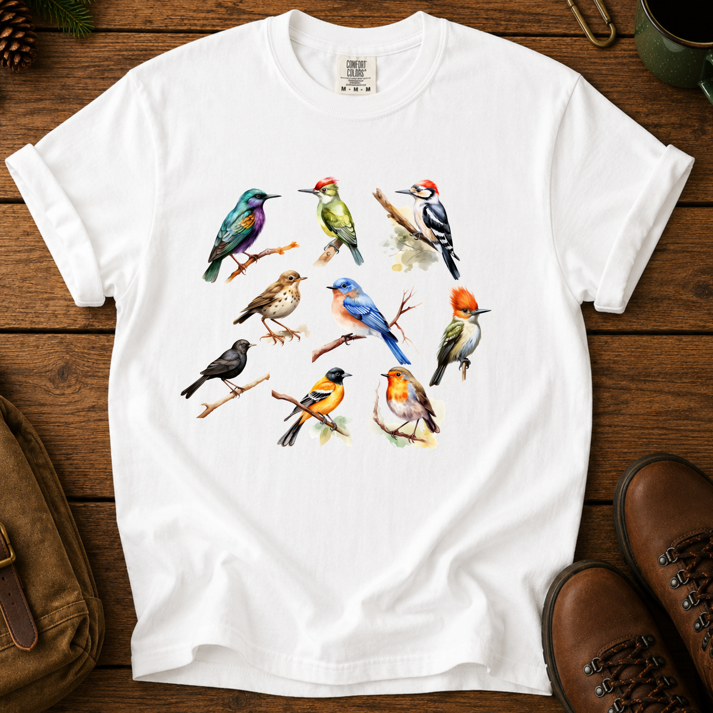 Bird Collage T-Shirt