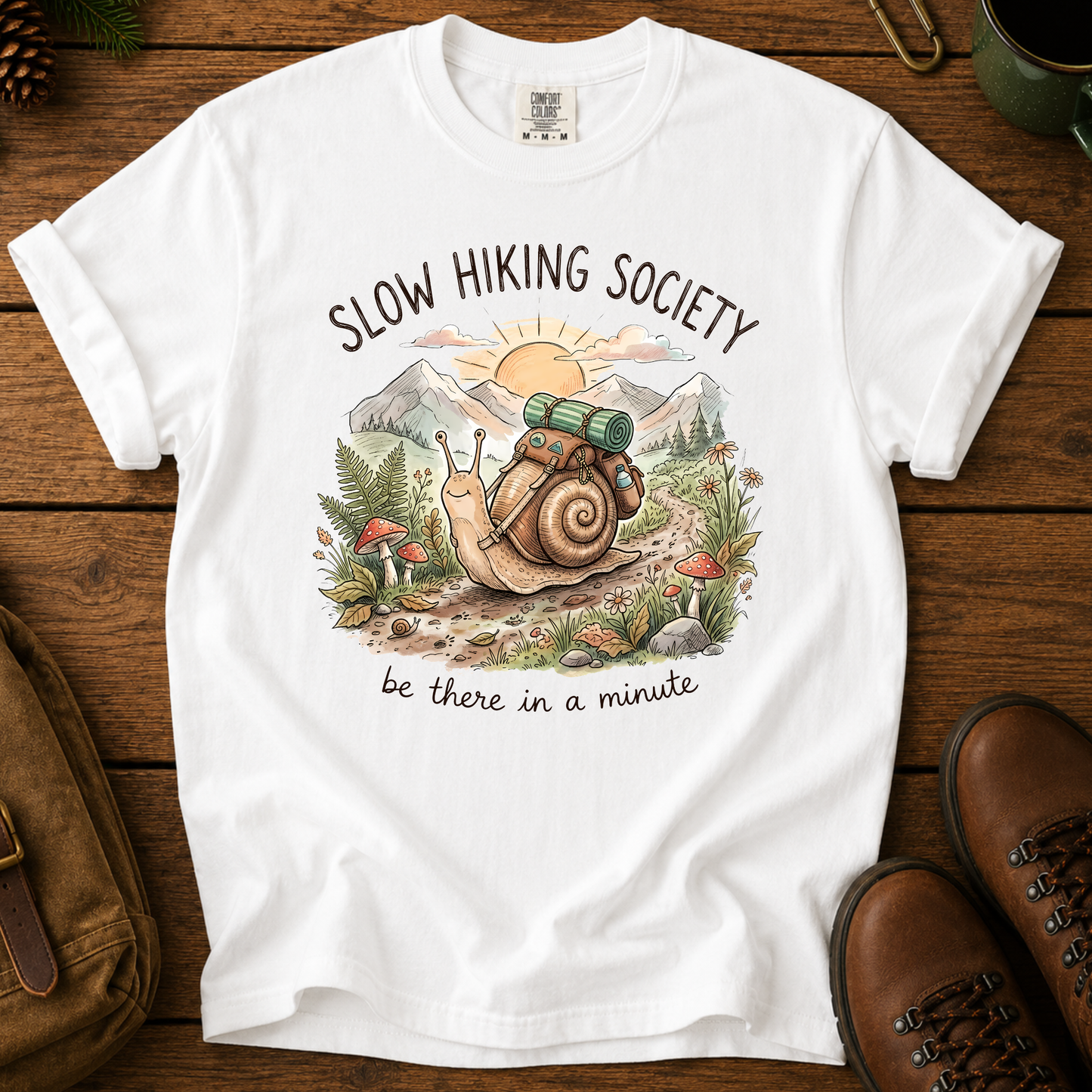 Slow Hiking Society T‑Shirt