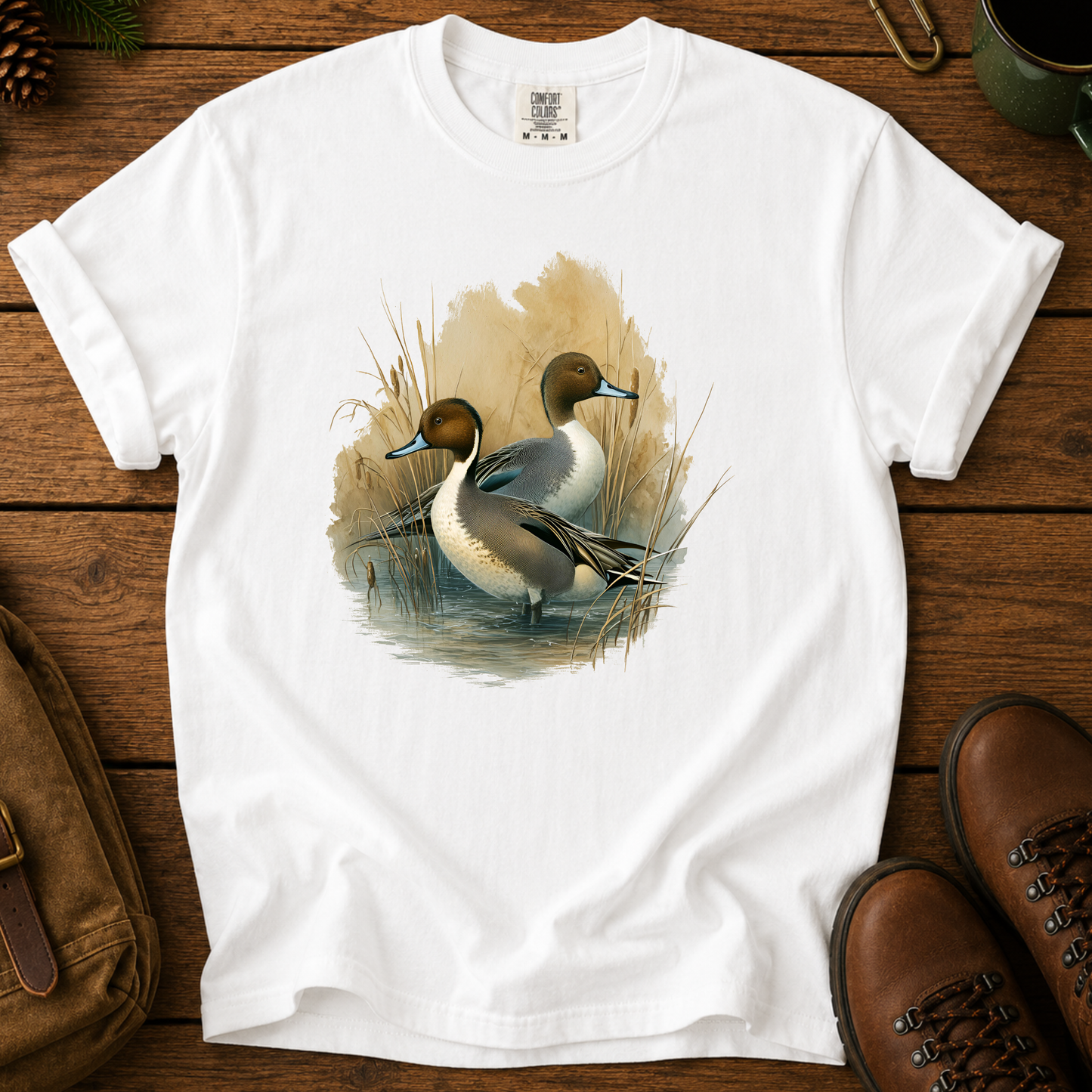 Camiseta de pato ánade real