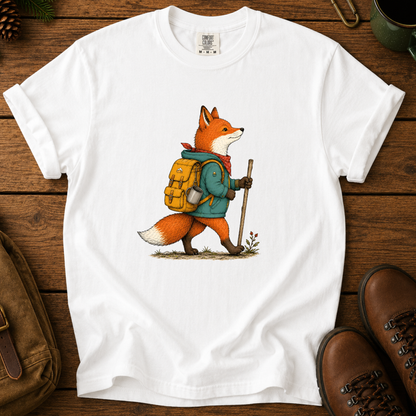 Hiking Fox Graphic T-Shirt