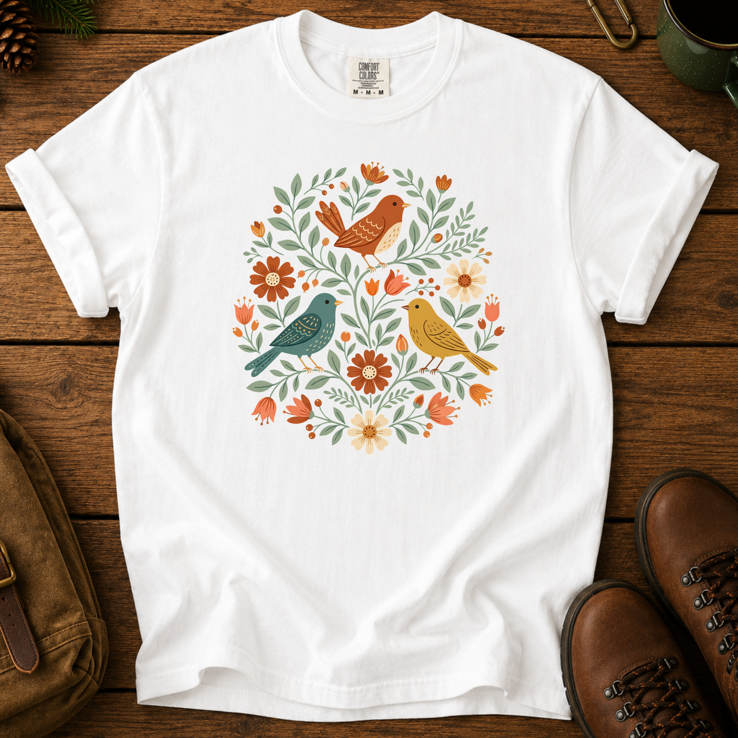 Birds & Blooms T-Shirt