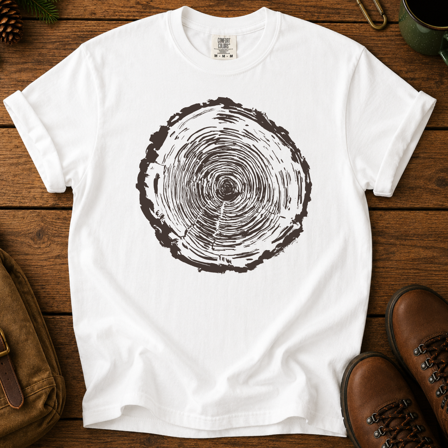 Tree Ring Graphic T-Shirt