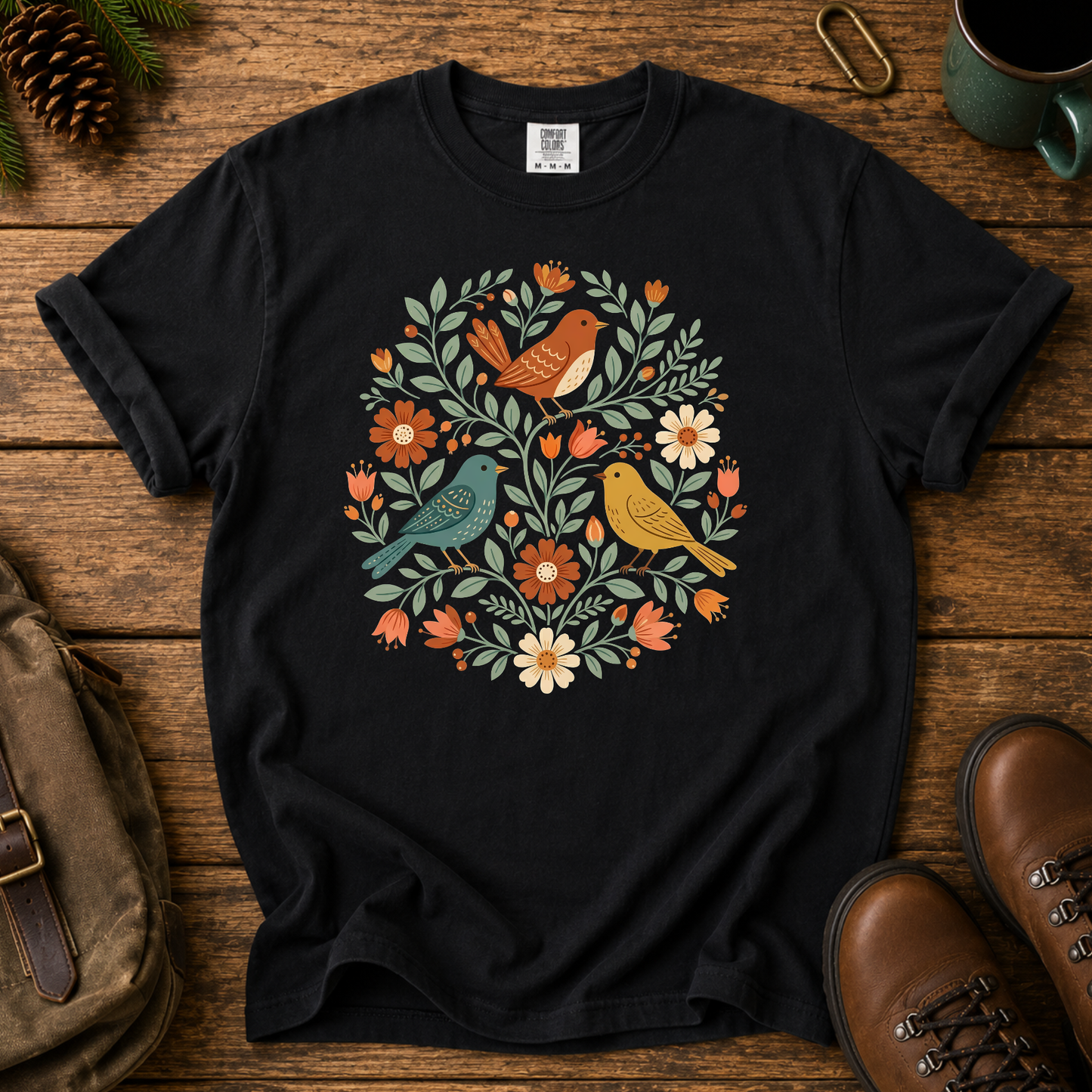 Birds & Blooms T-Shirt