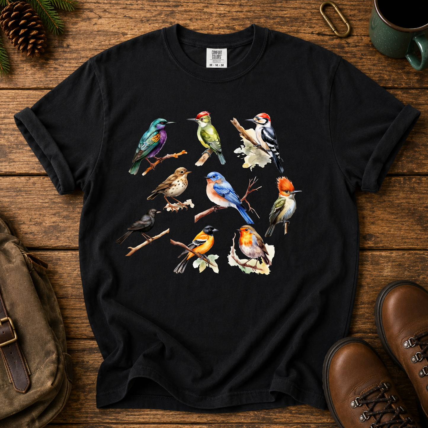 Bird Collage T-Shirt