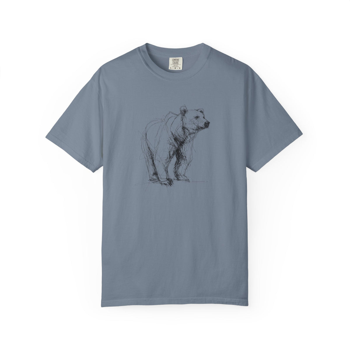 Bear Sketch T‑Shirt — Hand-Drawn Wildlife Graphic Tee