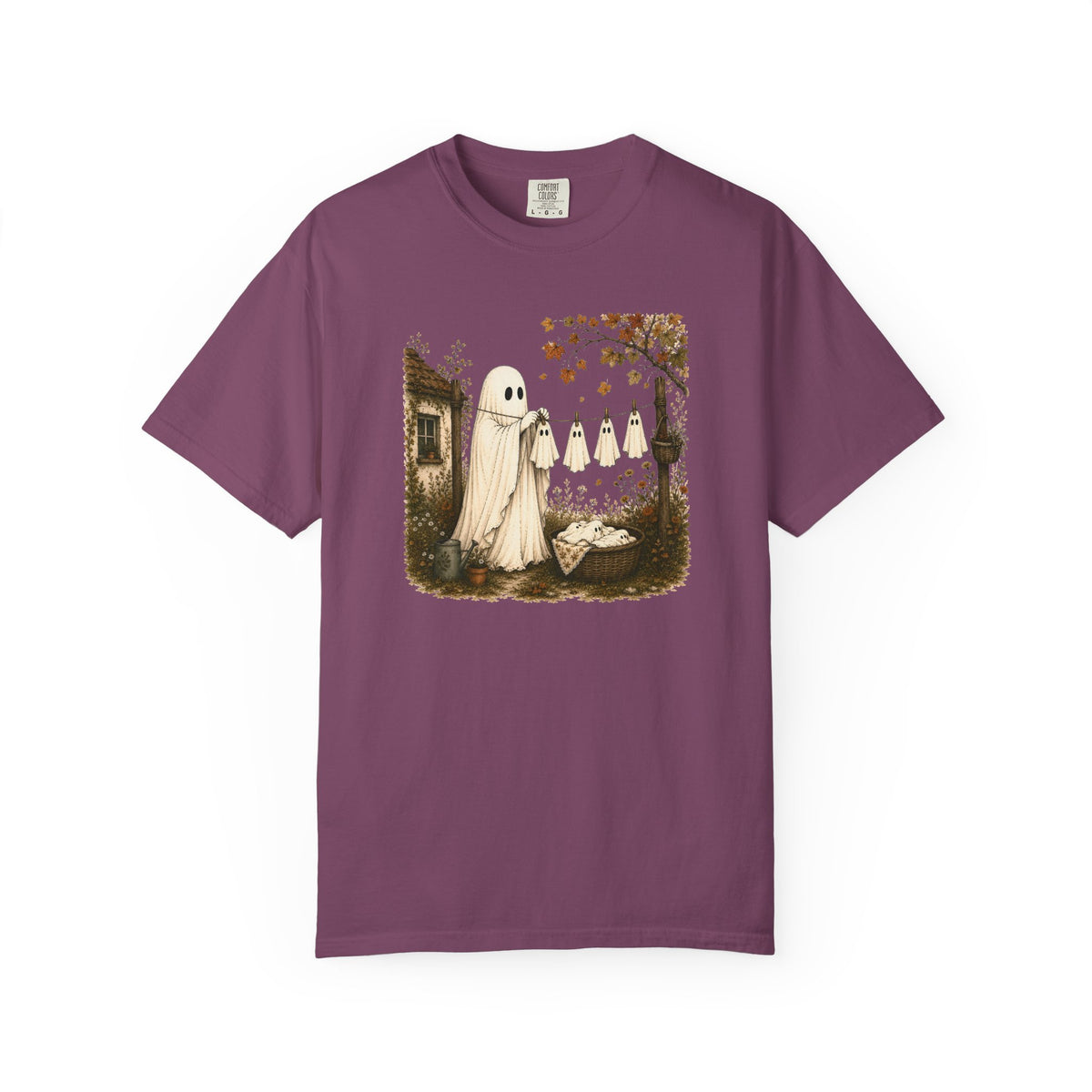 Vintage Ghost Laundry Halloween T-Shirt