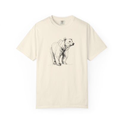 Bear Sketch T‑Shirt — Hand-Drawn Wildlife Graphic Tee