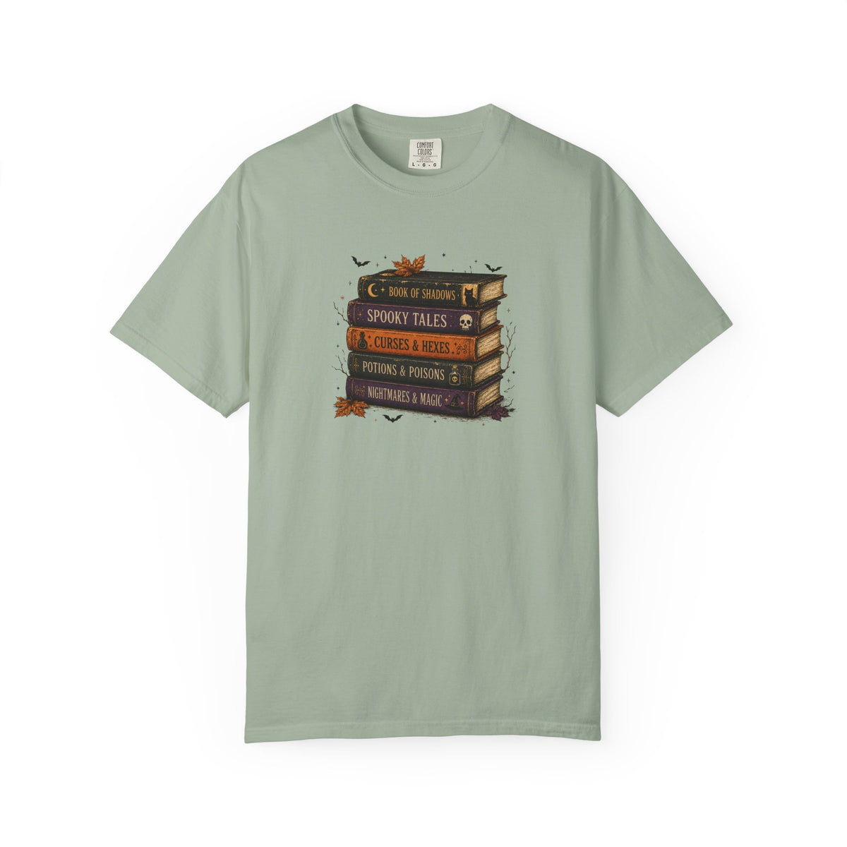 Halloween Book Lover Shirt, Spooky Books T-Shirt, Witchy Reading Tee, Dark Academia Shirt, Fall Bookish Graphic Tee, Reader Gift