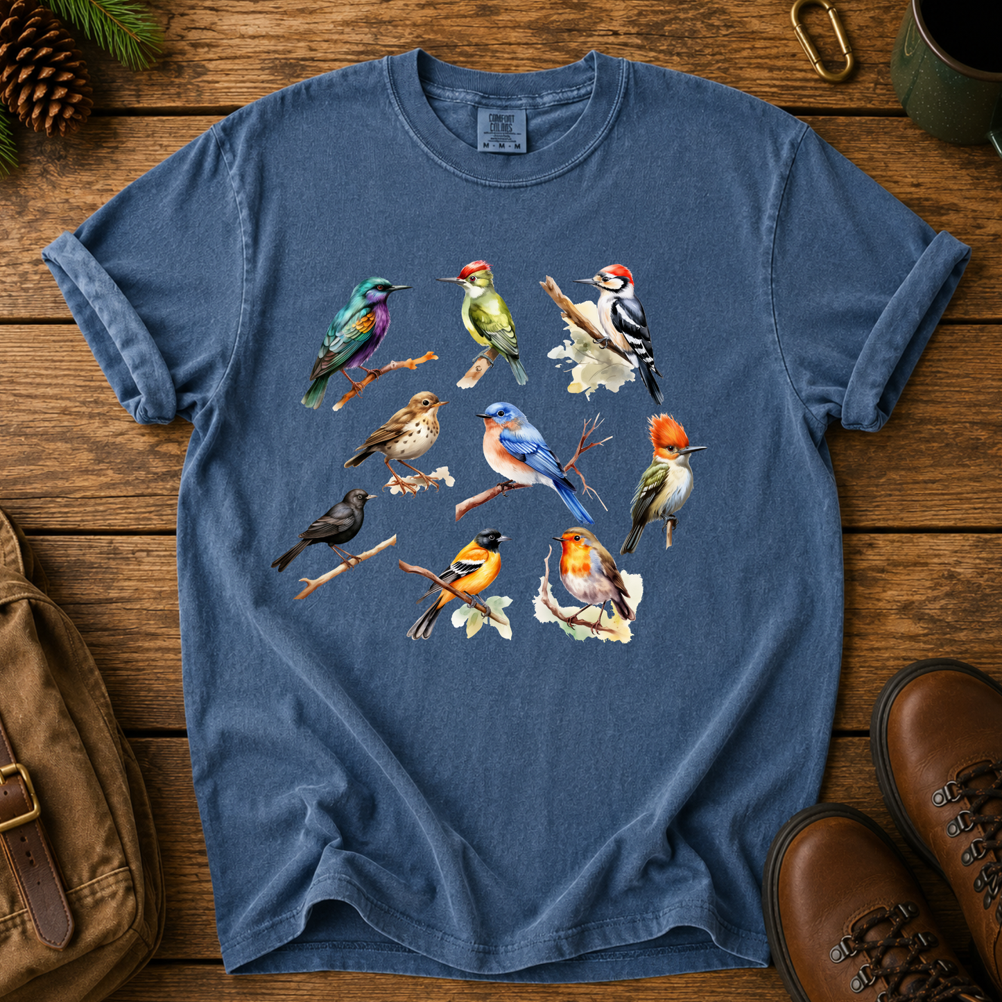 Bird Collage T-Shirt