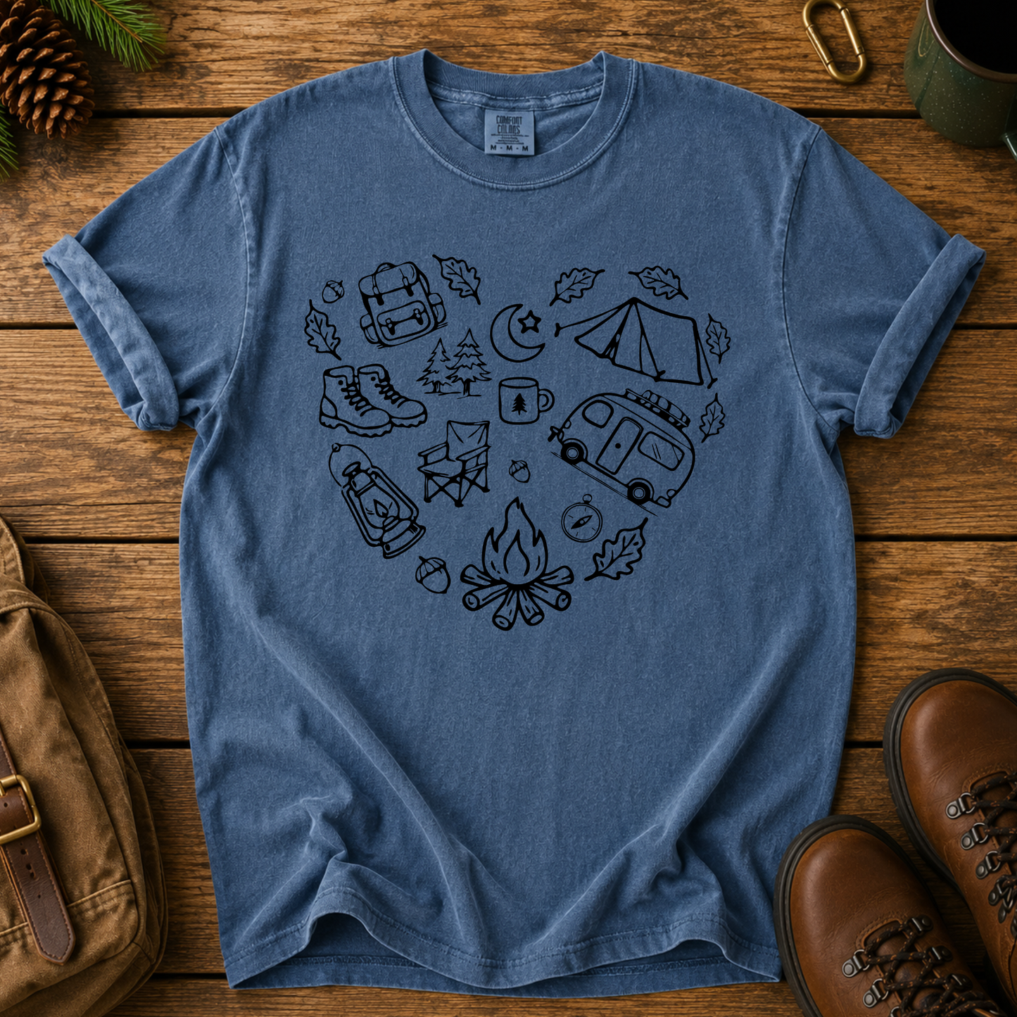 Camping Heart T-Shirt