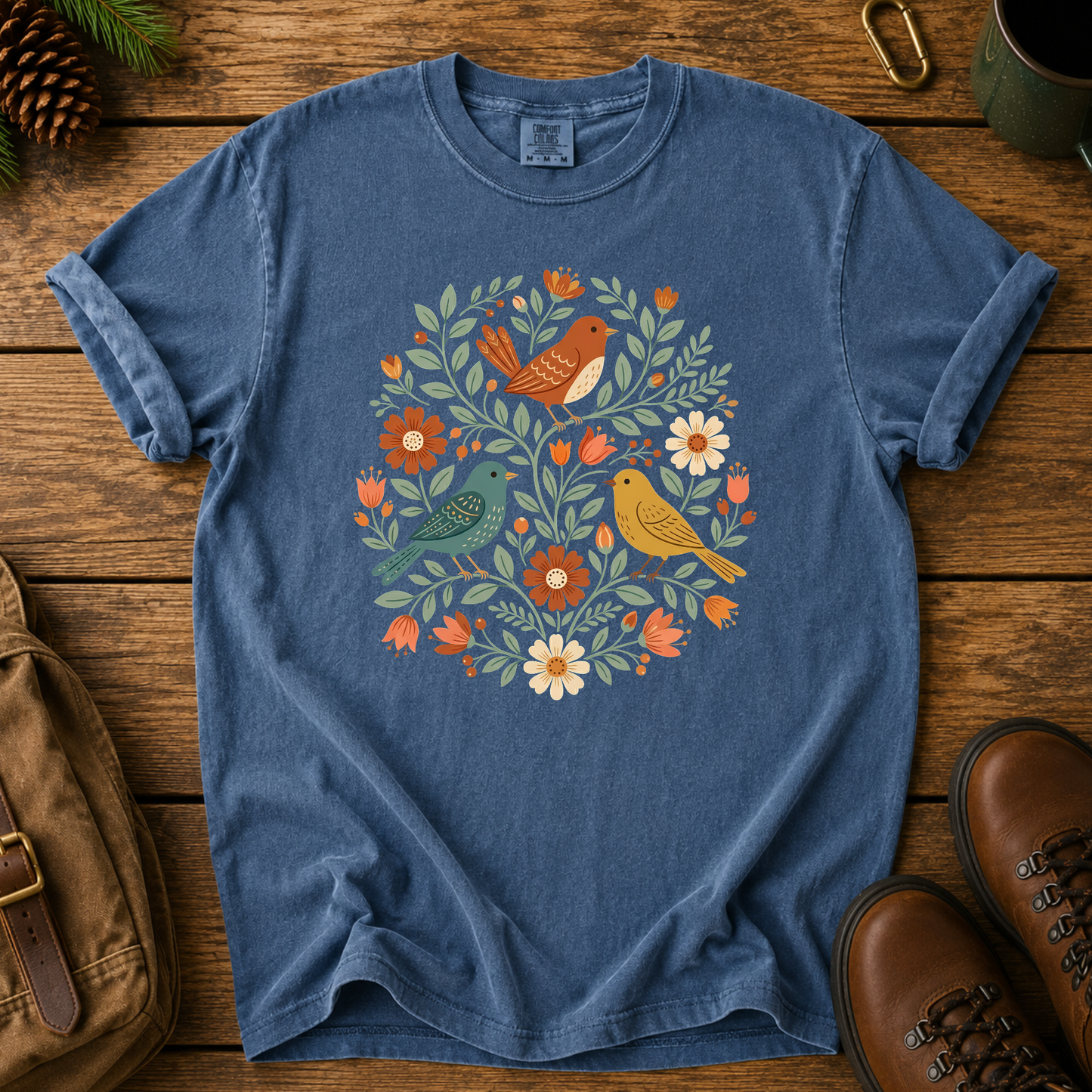 Birds & Blooms T-Shirt