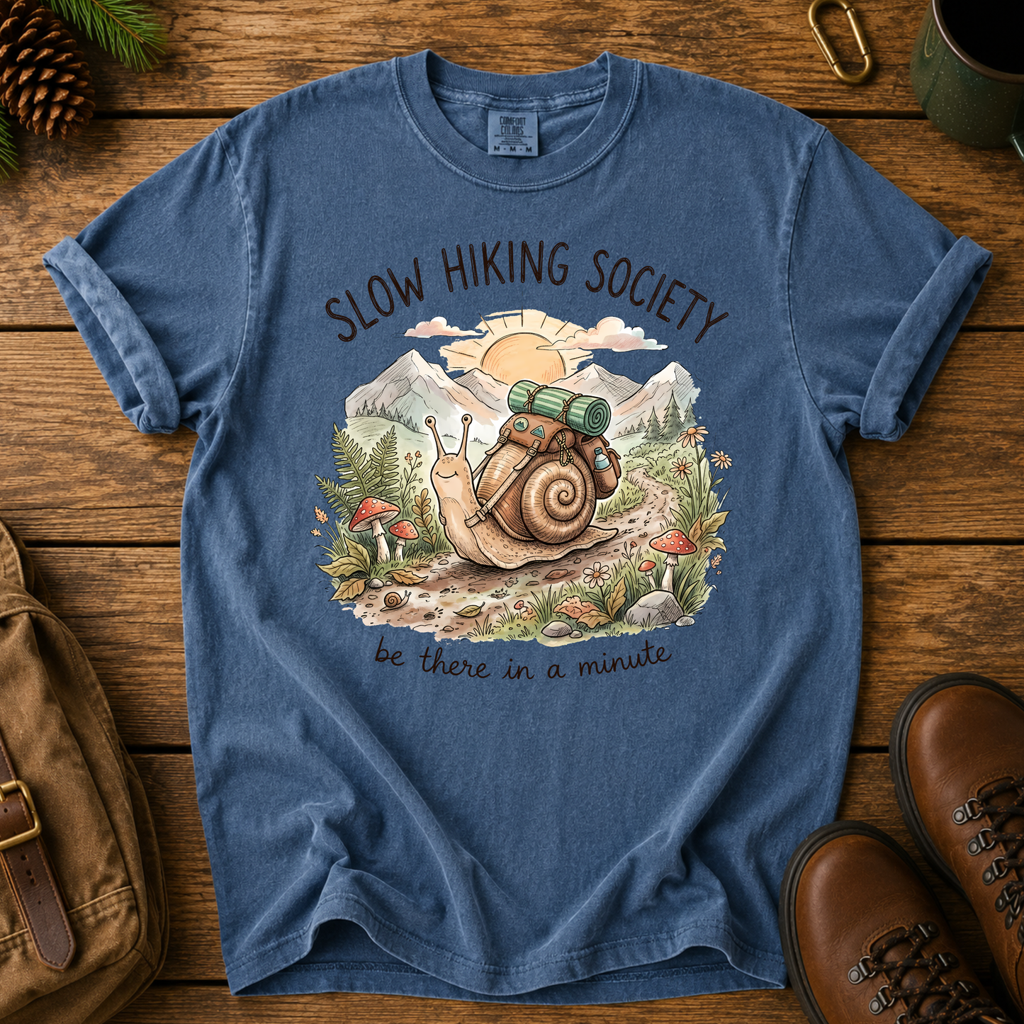 Slow Hiking Society T‑Shirt