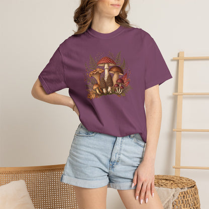 Mushroom Forest T-Shirt — Vintage Woodland Fungi Tee