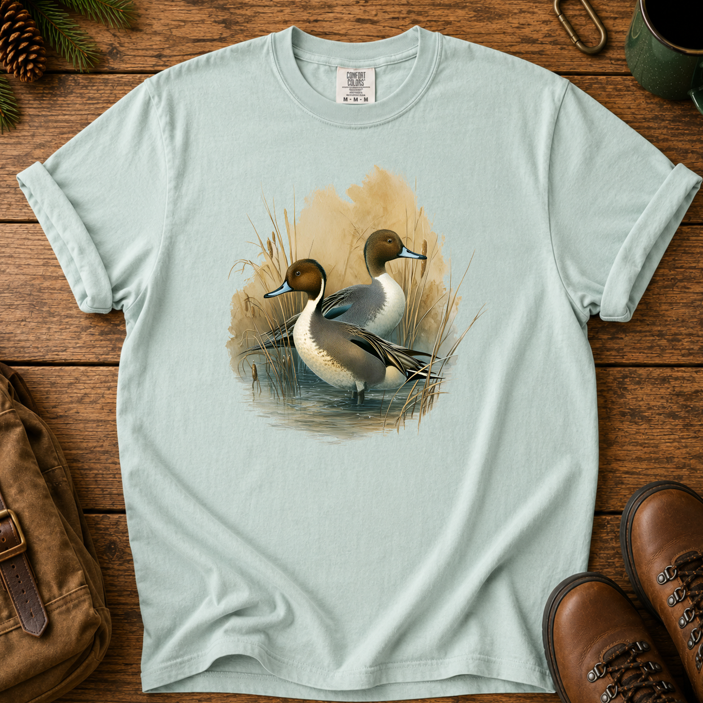 Camiseta de pato ánade real