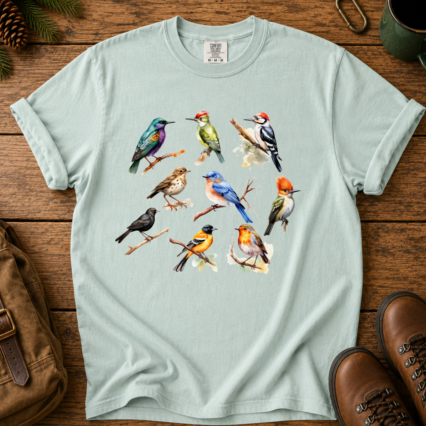 Bird Collage T-Shirt