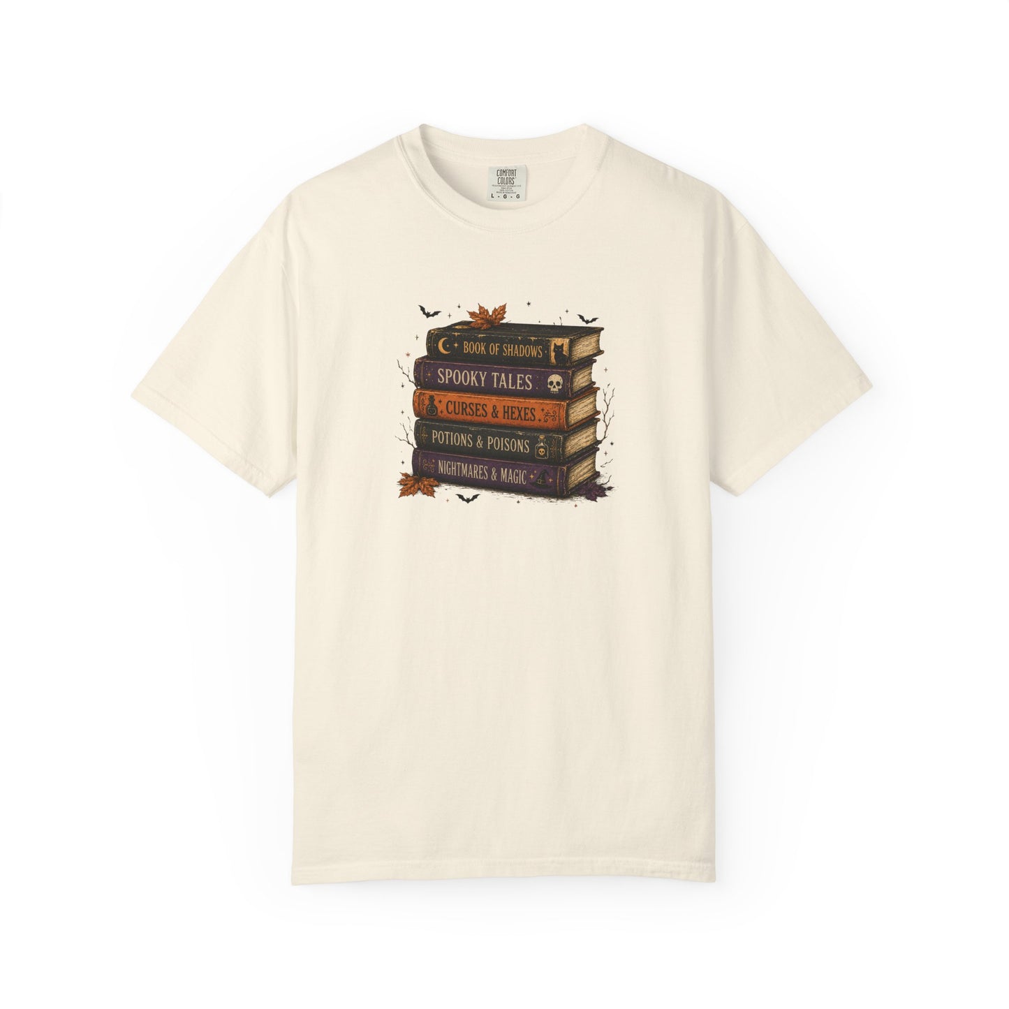 Halloween Book Lover Shirt, Spooky Books T-Shirt, Witchy Reading Tee, Dark Academia Shirt, Fall Bookish Graphic Tee, Reader Gift
