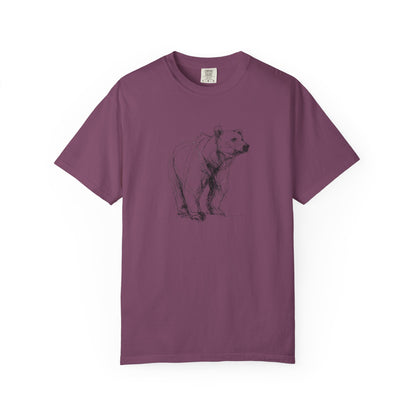Bear Sketch T‑Shirt — Hand-Drawn Wildlife Graphic Tee