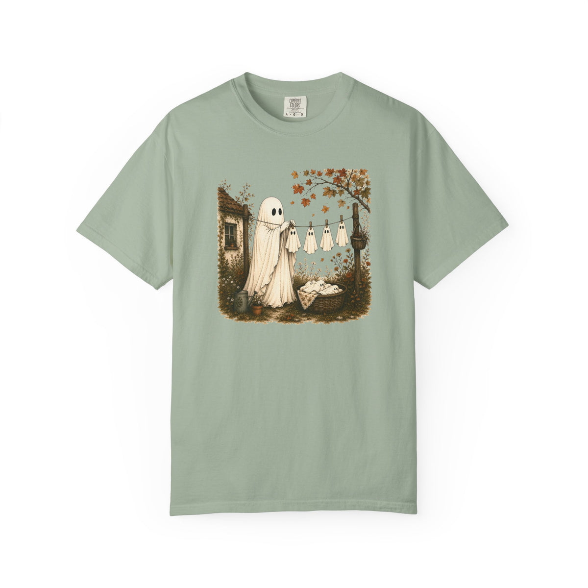 Vintage Ghost Laundry Halloween T-Shirt