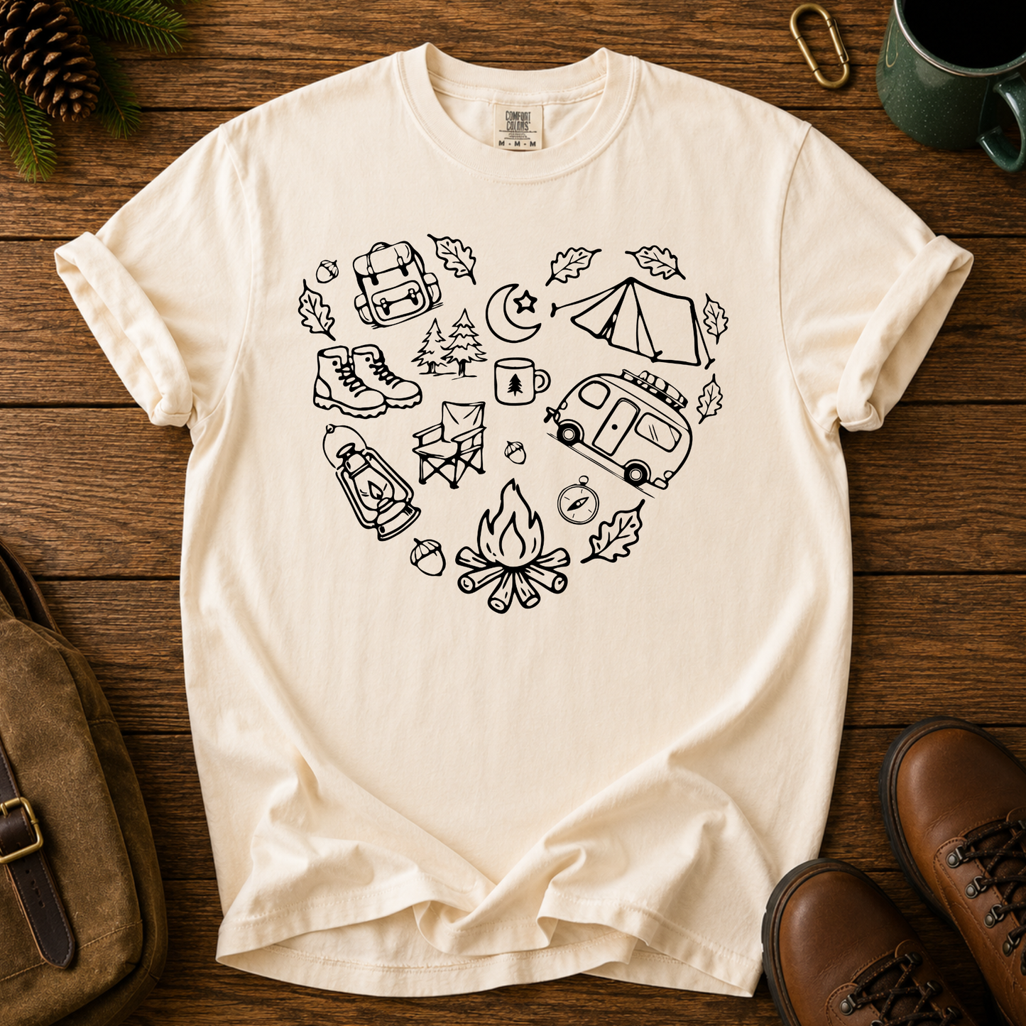 Camping Heart T-Shirt
