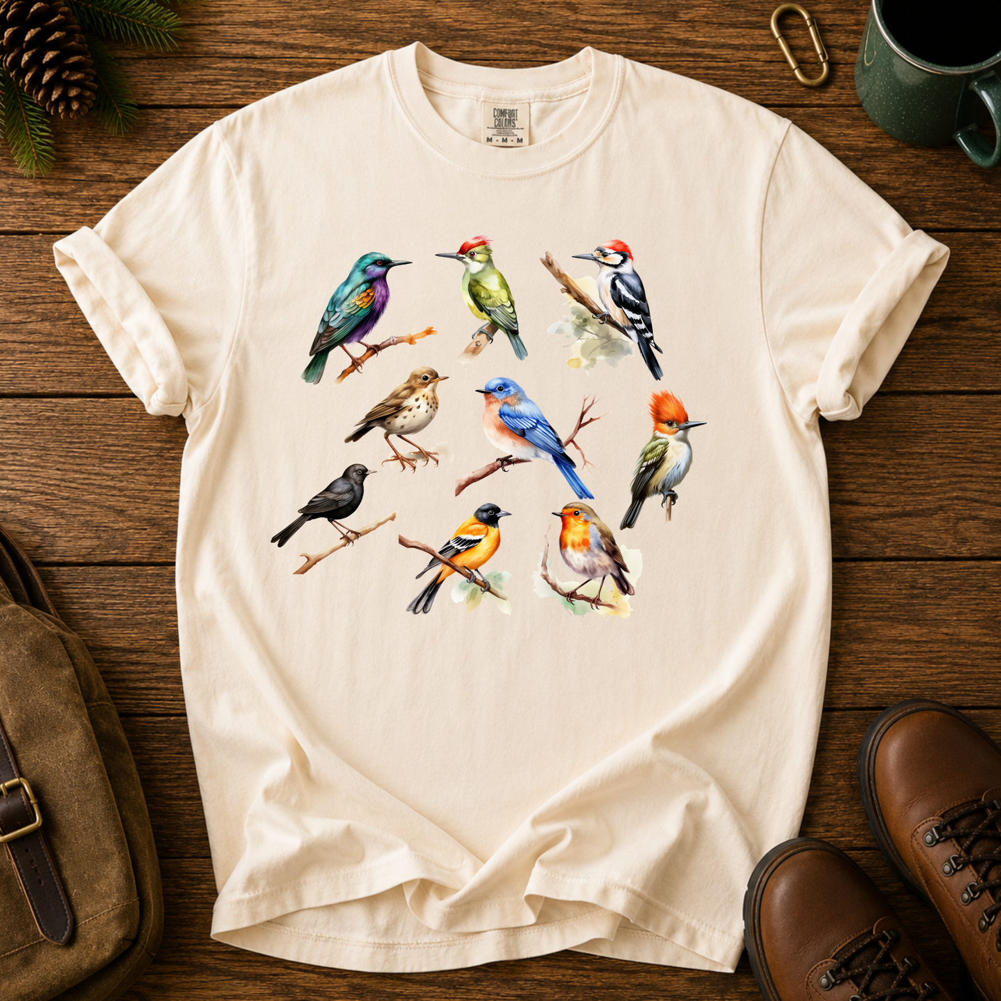 Bird Collage T-Shirt