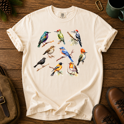 Bird Collage T-Shirt