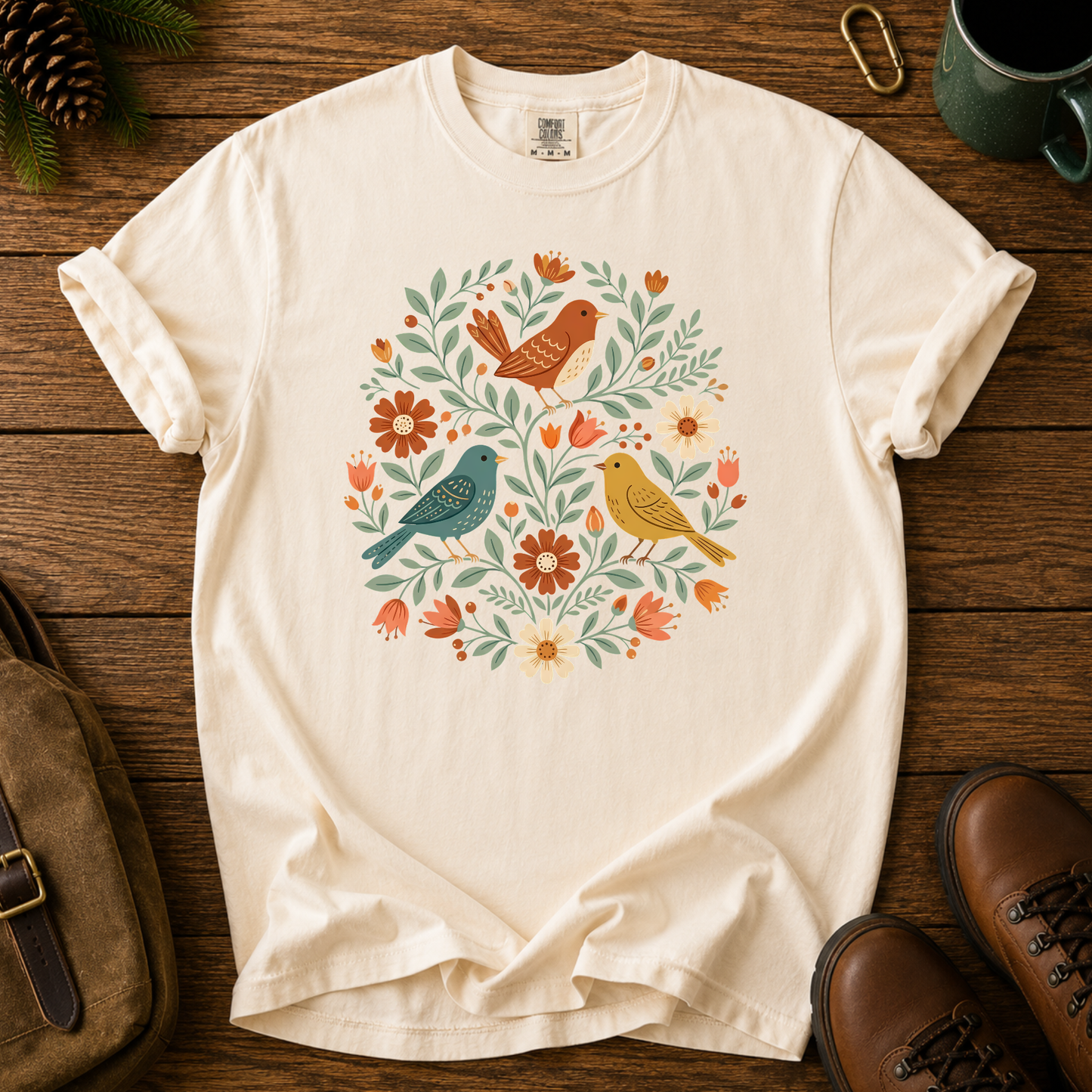 Birds & Blooms T-Shirt