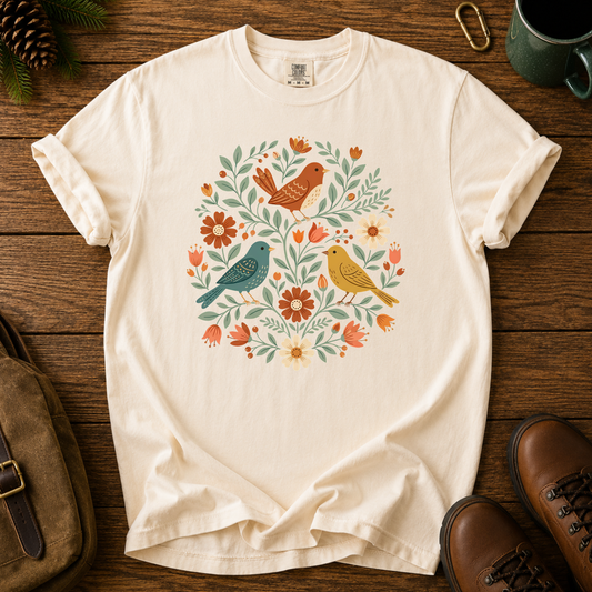 Birds & Blooms T-Shirt