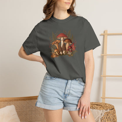 Mushroom Forest T-Shirt — Vintage Woodland Fungi Tee